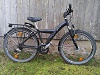 Mountain Bike "Obsidianmarder 2", aluminium, 27-Gang Rapidfire Schaltung (Deore*),  mit Federgabel, Nabendynamo, Gepäckträger